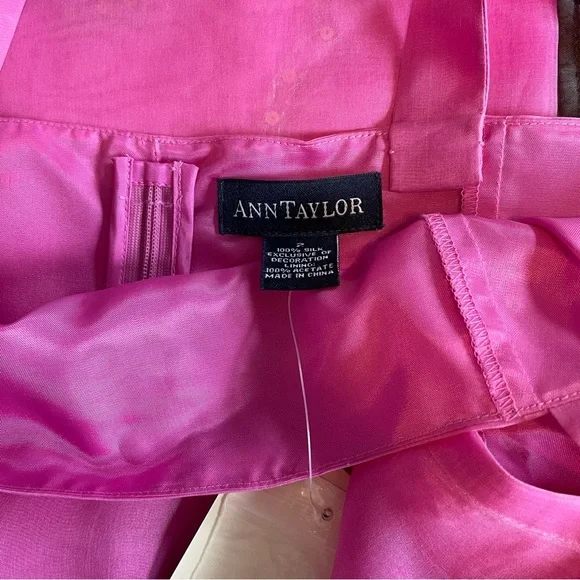 Ann Taylor Vintage, 100% Silk 3pcs Evening Wear (w/Matching Shawl) Size:  2 - Picture 10 of 15